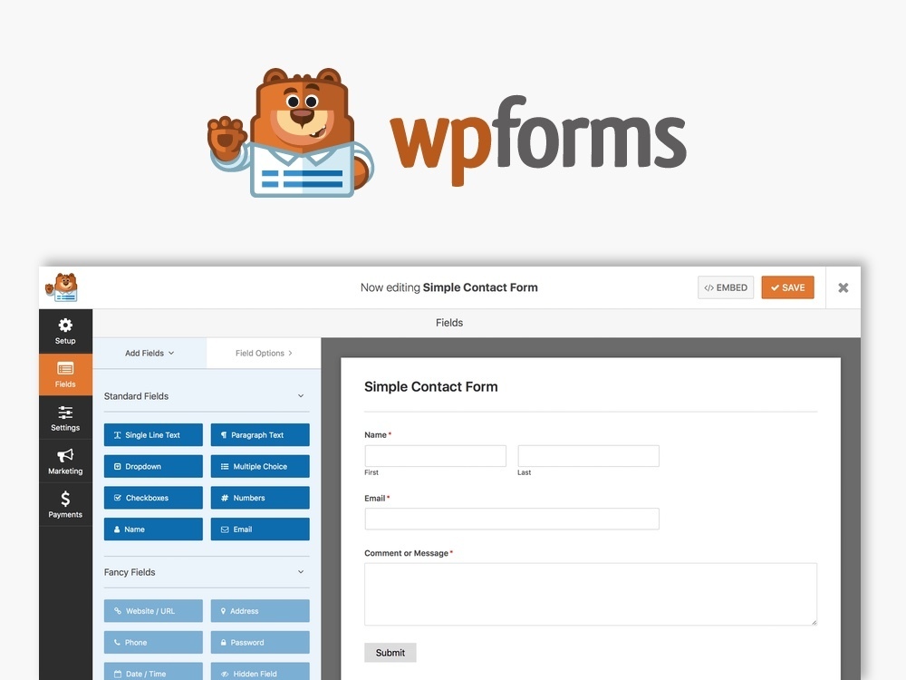 WordPress İletişim Formu Eklentisi – WPForms Ayarları